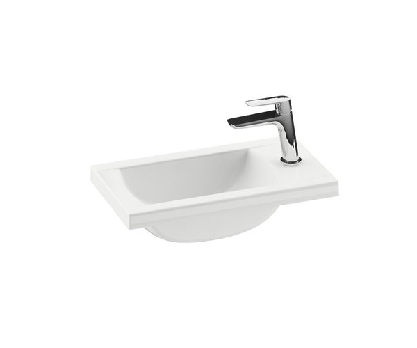 Раковина для ванной Ravak Classic II 40х22 см литой мрамор белый XJX01140004