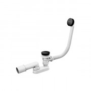 Слив-перелив для ванни Ravak 570 C-C K/K чорний матовий X01746