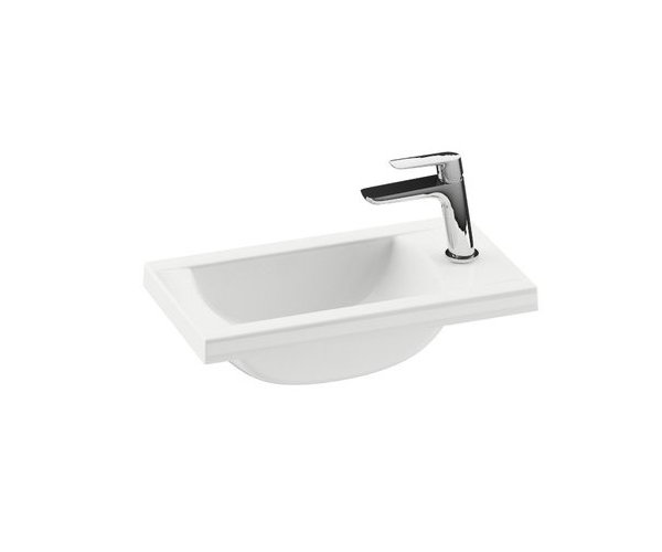 Раковина для ванной Ravak Classic II 40х22 см литой мрамор белый XJX01140004