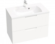 Тумба под раковину Ravak Classic II SD 800 подвесная МДФ белый/белый X000001480