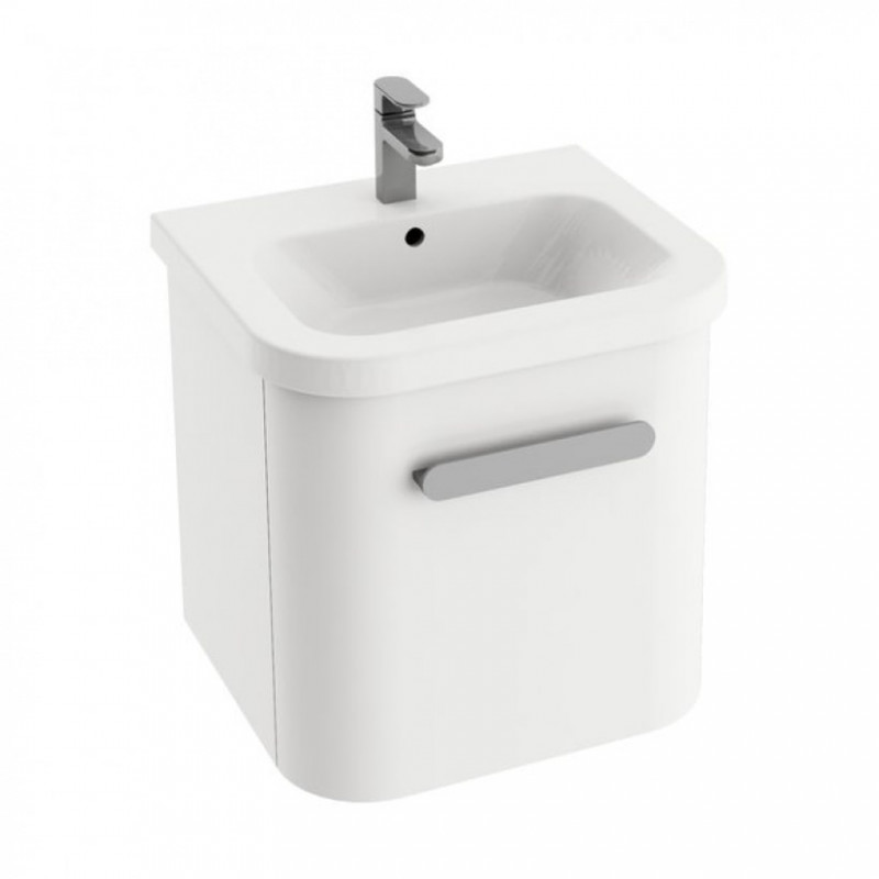 Тумба под раковину Ravak Chrome SD 550 подвесная ДСП/МДФ белый X000000635