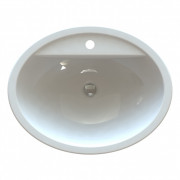 Раковина для ванной Snail Омега 55,5х43,5 см литьевой мрамор белый 151
