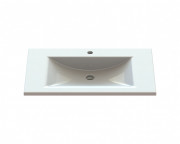 Раковина для ванної Snail Орфей 80х48,5 см ливарний мармур білий 165/800