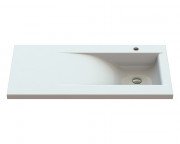 Раковина для ванної кімнати Snail Фенікс R 100х50 см ливарний мармур білий 159R