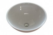 Раковина для ванної Snail Камелія Ø42,5 см ливарний мармур білий 147