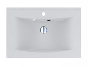 Раковина для ванной Fancy Marble Lucia 700 искусственный камень белый 1307101