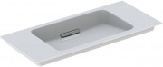 Раковина для ванной Geberit One 90 см санфарфор белый/ KeraTect заслонка полированный хром 500.395.01.2