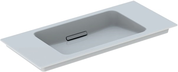 Раковина для ванної Geberit One 90 см білий санфарфор/ KeraTect заслінка білий блискучий 500.395.01.3