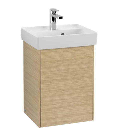 Тумба под раковину Villeroy & Boch Collaro 41х34,4 см петли слева ДСП северный дуб C00500VJ