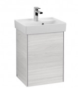 Тумба под раковину Villeroy & Boch Collaro 41х34,4 см петли слева ДСП белое дерево C00500E8