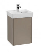 Тумба под раковину Villeroy & Boch Collaro 41х34,4 см петли справа ДСП трюфель серый C00501VG