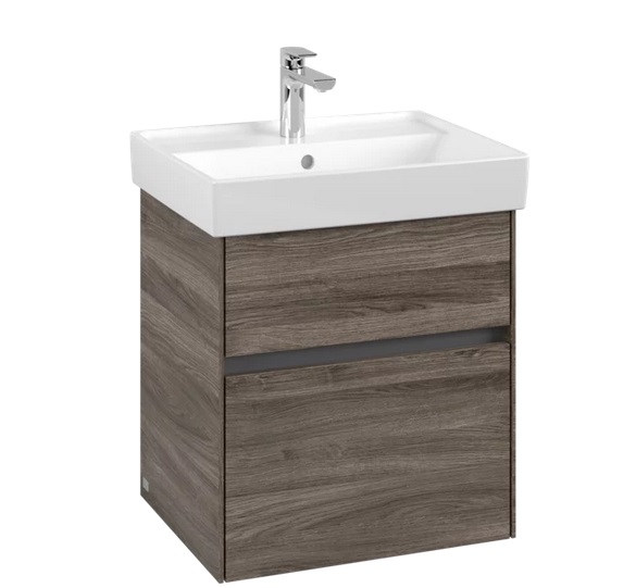 Тумба под раковину Villeroy & Boch Collaro 51х41,4 см ДСП каменный дуб C00700RK