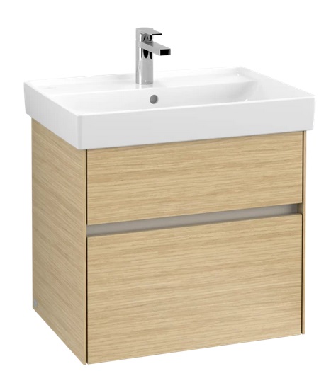 Тумба под раковину Villeroy & Boch Collaro 60,4х44,4 см ДСП северный дуб C00900VJ