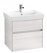 Тумба под раковину Villeroy & Boch Collaro 60,4х44,4 см ДСП белое дерево C00900E8