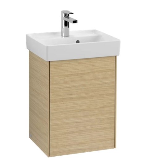 Тумба под раковину Villeroy & Boch Collaro 41х34,4 см петли справа ДСП северный дуб C00501VJ