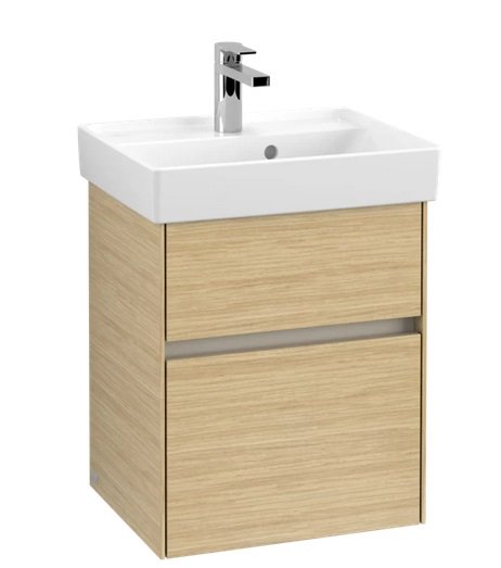Тумба под раковину Villeroy & Boch Collaro 46х37,4 см ДСП северный дуб C00600VJ