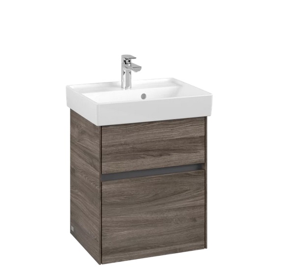 Тумба под раковину Villeroy & Boch Collaro 46х37,4 см ДСП каменный дуб C00600RK