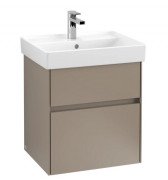 Тумба під раковину Villeroy & Boch Collaro 51х41,4 см ДСП сірий трюфель C00700VG