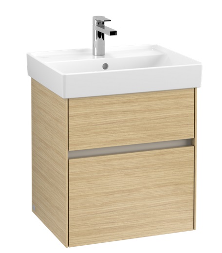 Тумба под раковину Villeroy & Boch Collaro 51х41,4 см ДСП северный дуб C00700VJ