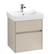 Тумба под раковину Villeroy & Boch Collaro 51х41,4 см ДСП мягкий серый C00700VK