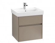 Тумба под раковину Villeroy & Boch Collaro 55,4х44,4 см ДСП трюфель серый C00800VG