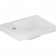 Раковина для ванной Geberit iCon Light 28х38 см с отверстием под смеситель слева санфарфор белый 501.831.00.1