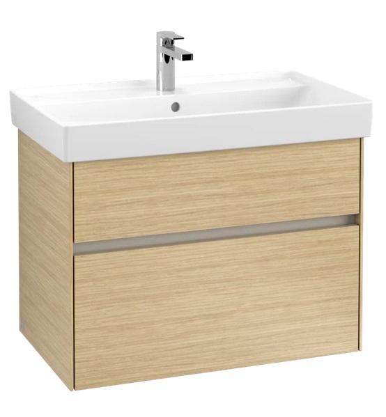 Тумба під раковину Villeroy & Boch Collaro 75,4 х44, 4 см ДСП північний дуб C01000VJ