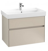 Тумба під раковину Villeroy & Boch Collaro 75,4х44,4 см ДСП м'який сірий C01000VK