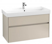 Тумба під раковину Villeroy & Boch Collaro 95,4 х44, 4 см ДСП м'який сірий C01100VK
