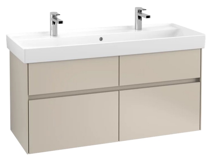 Тумба під раковину Villeroy & Boch Collaro 115,4х44, 4 см ДСП м'який сірий C01200VK