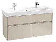 Тумба під раковину Villeroy & Boch Collaro 115,4х44, 4 см ДСП м'який сірий C01200VK