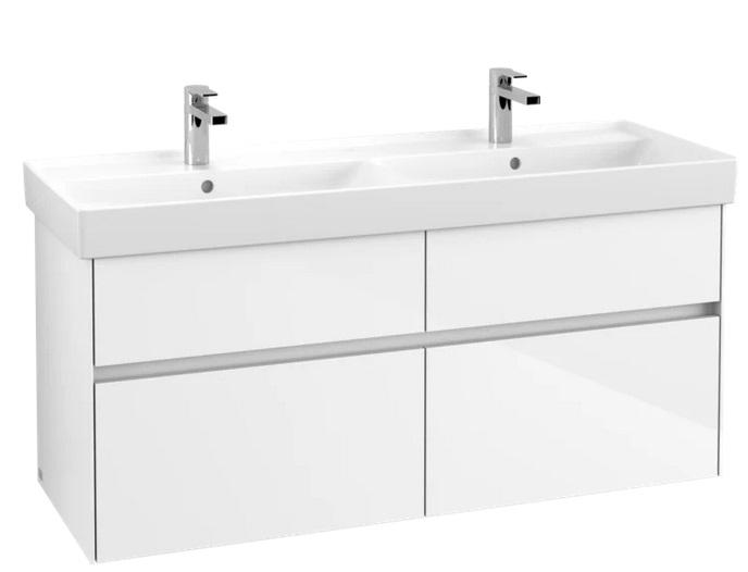 Тумба під раковину Villeroy & Boch Collaro 125,4 х44, 4 см ДСП білий матовий C01300MS