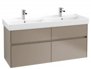 Тумба під раковину Villeroy & Boch Collaro 125,4х44,4 см ДСП сірий трюфель C01300VG