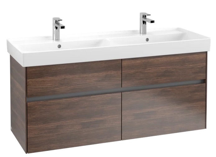 Тумба под раковину Villeroy & Boch Collaro 125,4х44,4 см ДСП дуб аризона C01300VH