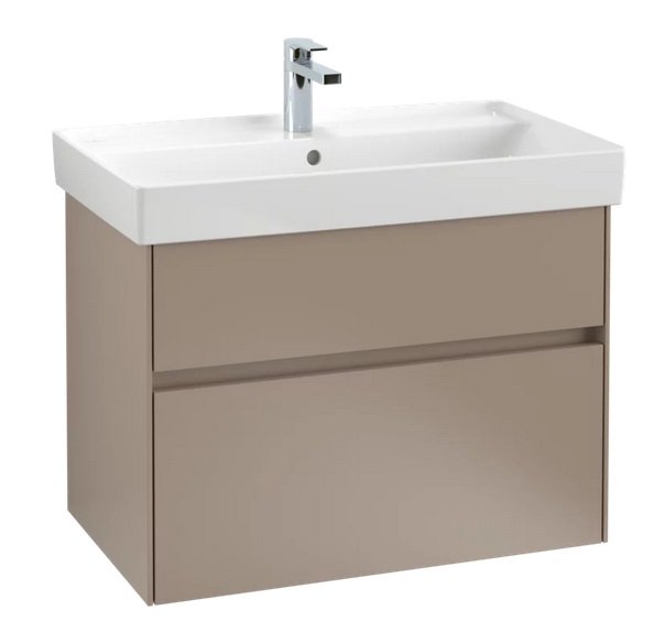 Тумба під раковину Villeroy & Boch Collaro 75,4 х44, 4 см ДСП трюфель сірий C01000VG