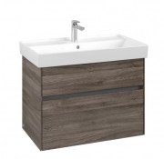 Тумба под раковину Villeroy & Boch Collaro 75,4х44,4 см ДСП каменный дуб C01000RK