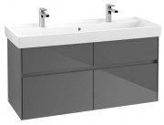 Тумба під раковину Villeroy & Boch Collaro 115,4 х44, 4 см МДФ глянсовий сірий C01200FP