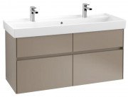 Тумба під раковину Villeroy & Boch Collaro 115,4х44,4 см ДСП сірий трюфель C01200VG