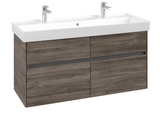 Тумба под раковину Villeroy & Boch Collaro 115,4х44,4 см ДСП каменный дуб C01200RK