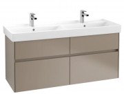 Тумба під раковину Villeroy & Boch Collaro 125,4х44,4 см ДСП сірий трюфель C01300VG