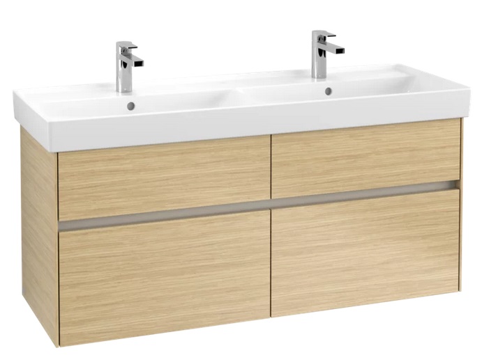 Тумба под раковину Villeroy & Boch Collaro 125,4х44,4 см ДСП северный дуб C01300VJ