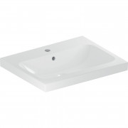 Раковина для ванной Geberit iCon Light 60х48 см с отверстием под смеситель санфарфор белый 501.834.00.1