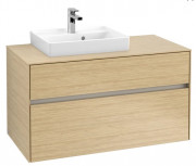 Тумба под раковину Villeroy & Boch Collaro 100х50 см ДСП северный дуб C01400VJ
