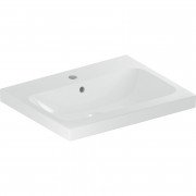 Раковина для ванной Geberit iCon Light 60х48 см с отверстием под смеситель санфарфор белый 501.834.00.1