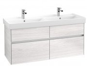 Тумба під раковину Villeroy & Boch Collaro 125,4 х44, 4 см ДСП біле дерево C01300E8