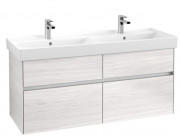Тумба под раковину Villeroy & Boch Collaro 125,4х44,4 см ДСП белое дерево C01300E8