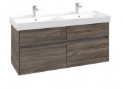 Тумба під раковину Villeroy & Boch Collaro 125,4 х44, 4 см ДСП кам'яний дуб C01300RK