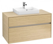 Тумба під раковину Villeroy & Boch Collaro 100х50 см ДСП північний дуб C01600VJ