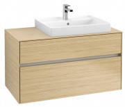 Тумба під раковину Villeroy & Boch Collaro 100х50 см ДСП північний дуб C01800VJ
