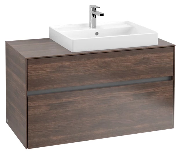 Тумба под раковину Villeroy & Boch Collaro 100х50 см ДСП дуб аризона C01800VH